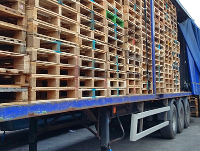 Repaired Reconditioned Pallets